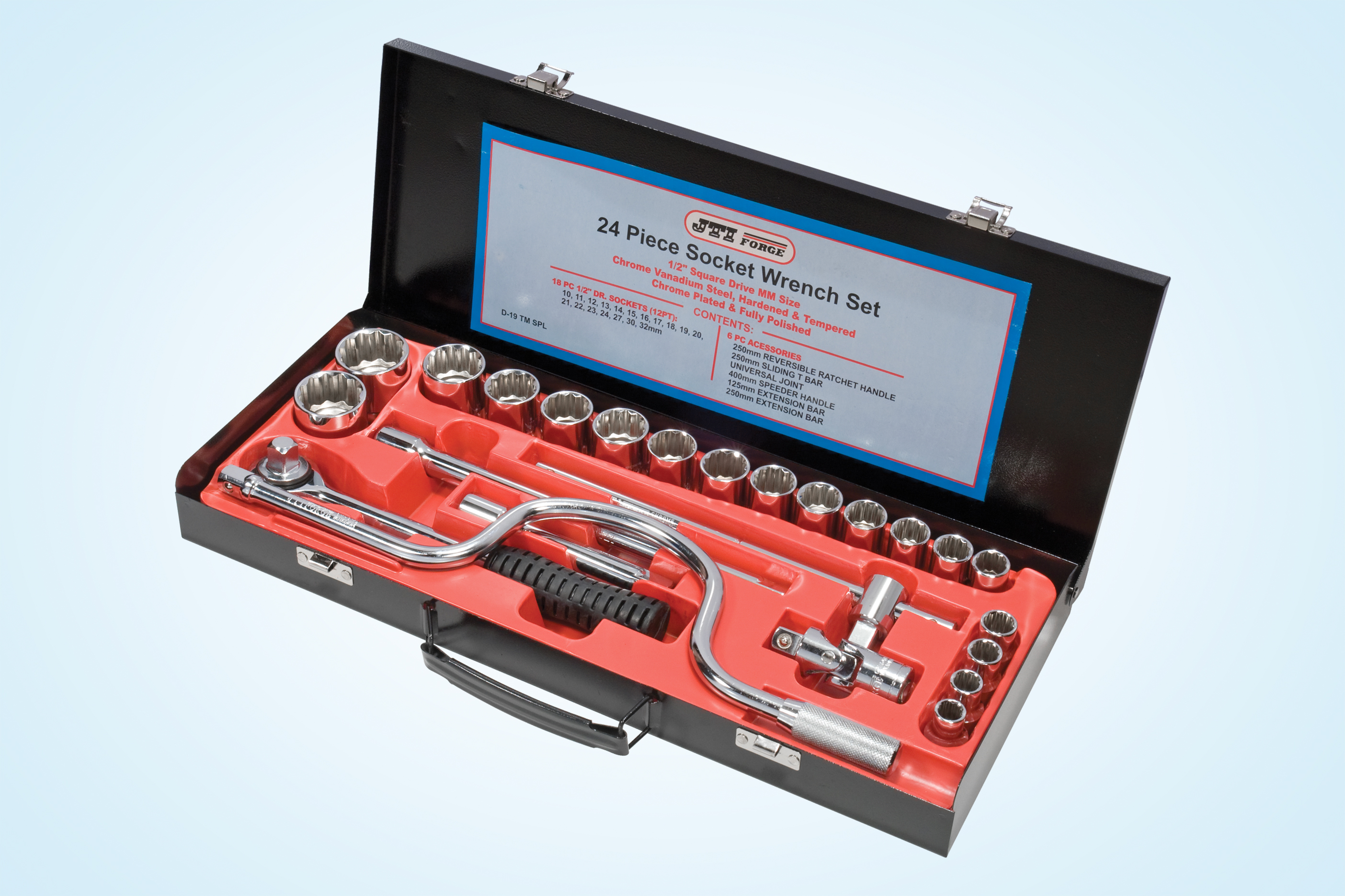 ½'' Dr 24 Pcs Socket Set